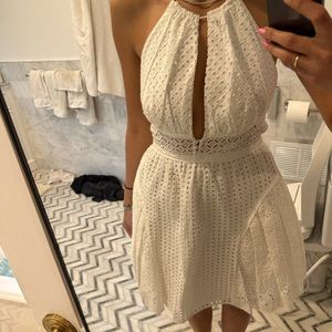 Self Portrait White Mini Dress; Excellent condition